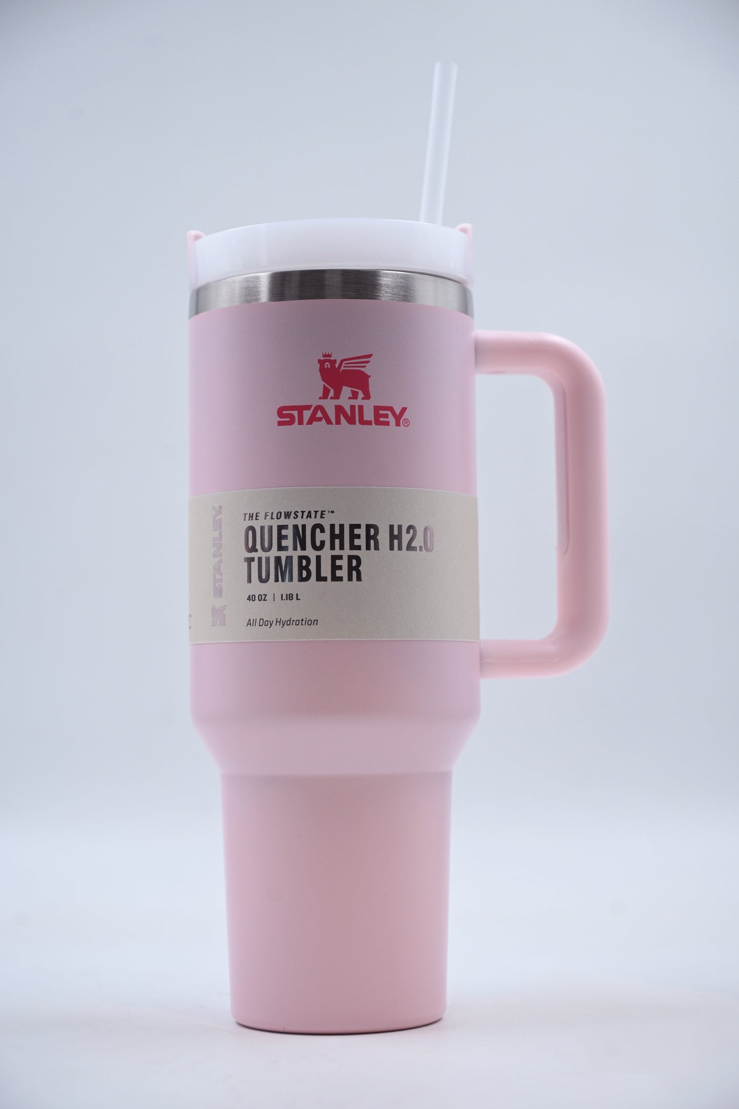 STANLEY Adventure 40oz Stainless Steel Quencher Tumbler-Parfait Pearlescent Pastel Pink