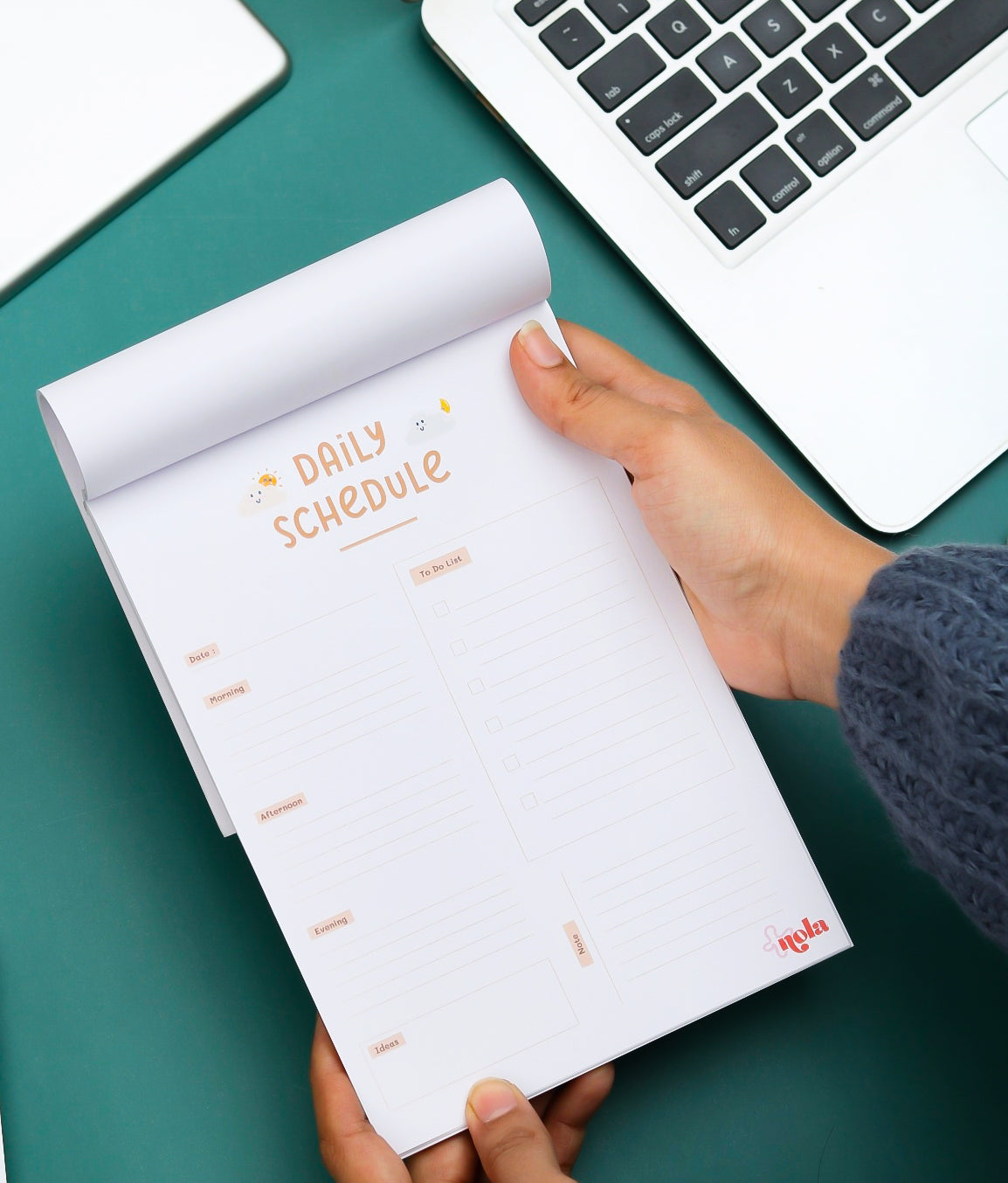 Nola Tear-Off Daily Planning Sheets