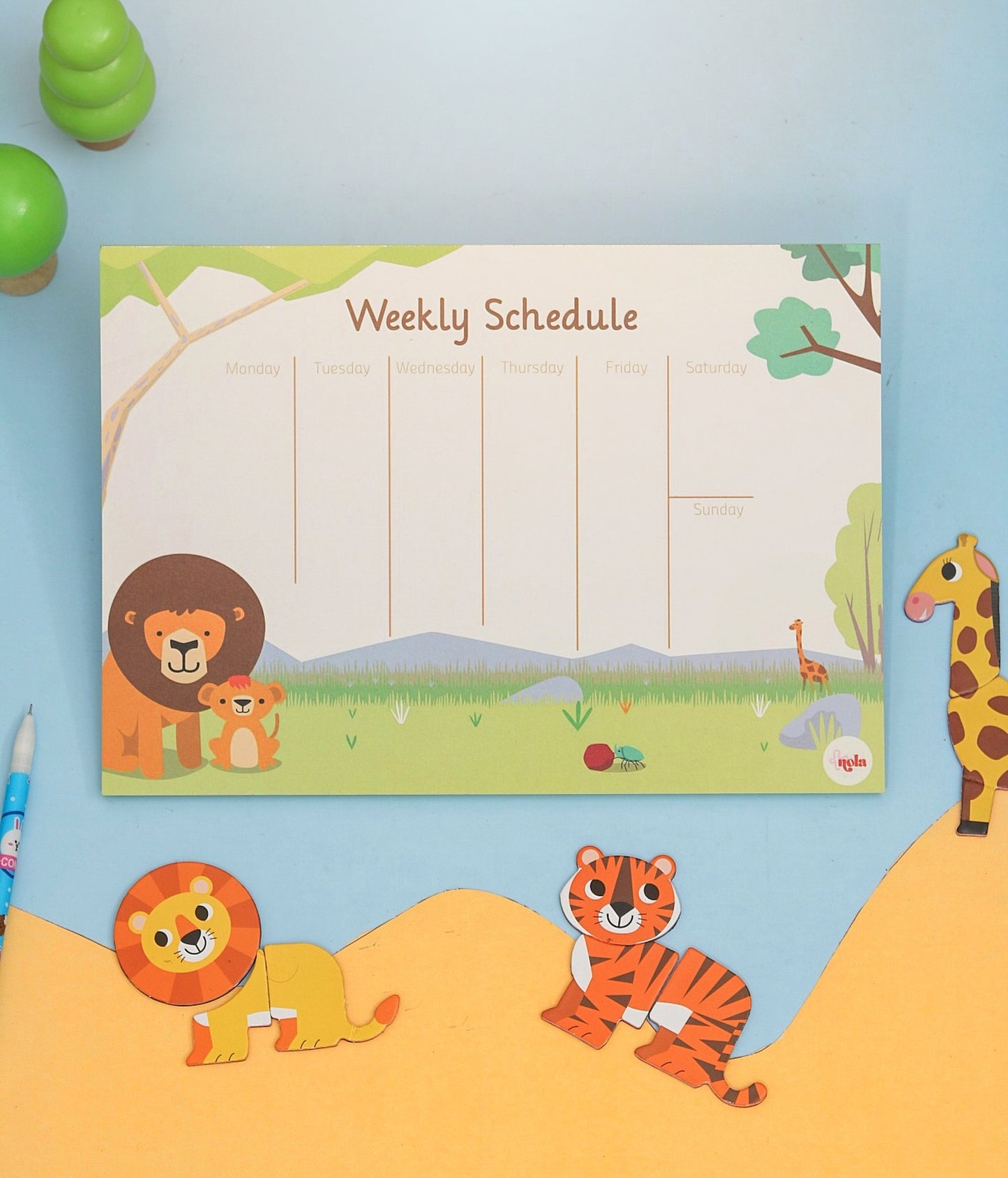 Nola Tear-Off Weekly Planning Sheets