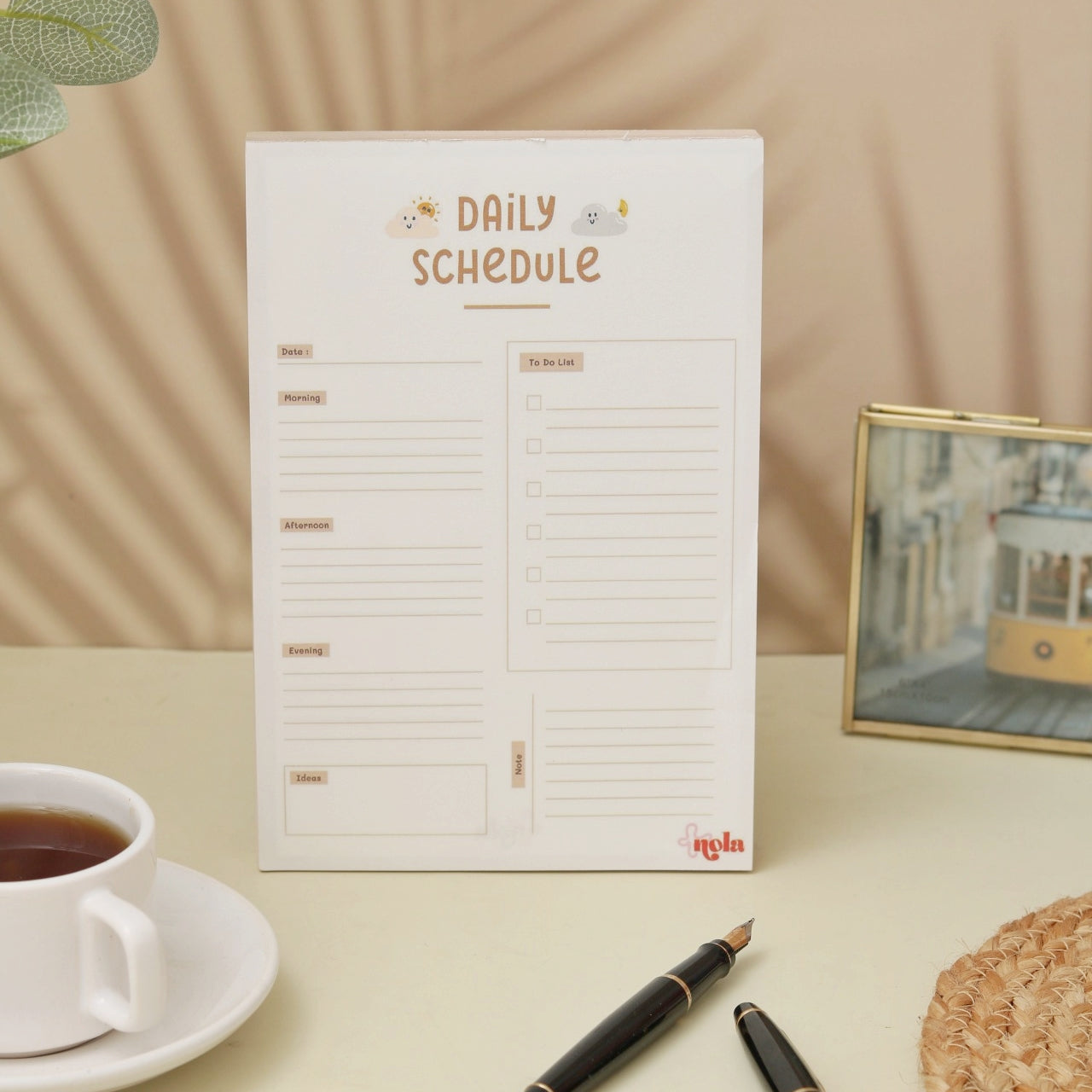 Nola Tear-Off Daily Planning Sheets