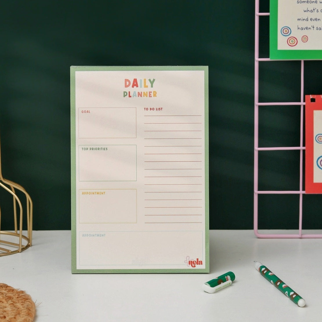 Nola Tear-Off Daily Planning Sheets