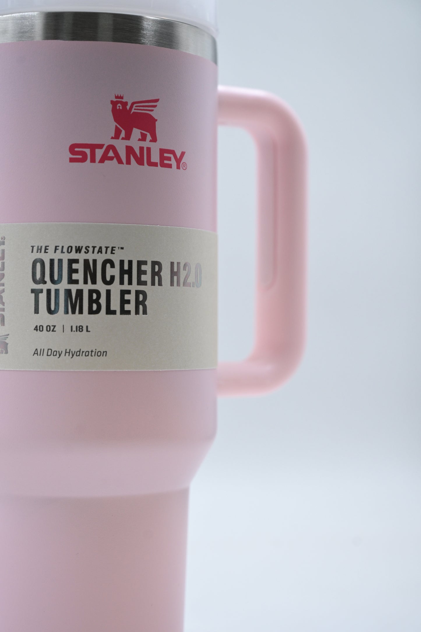 STANLEY Adventure 40oz Stainless Steel Quencher Tumbler-Parfait Pearlescent Pastel Pink