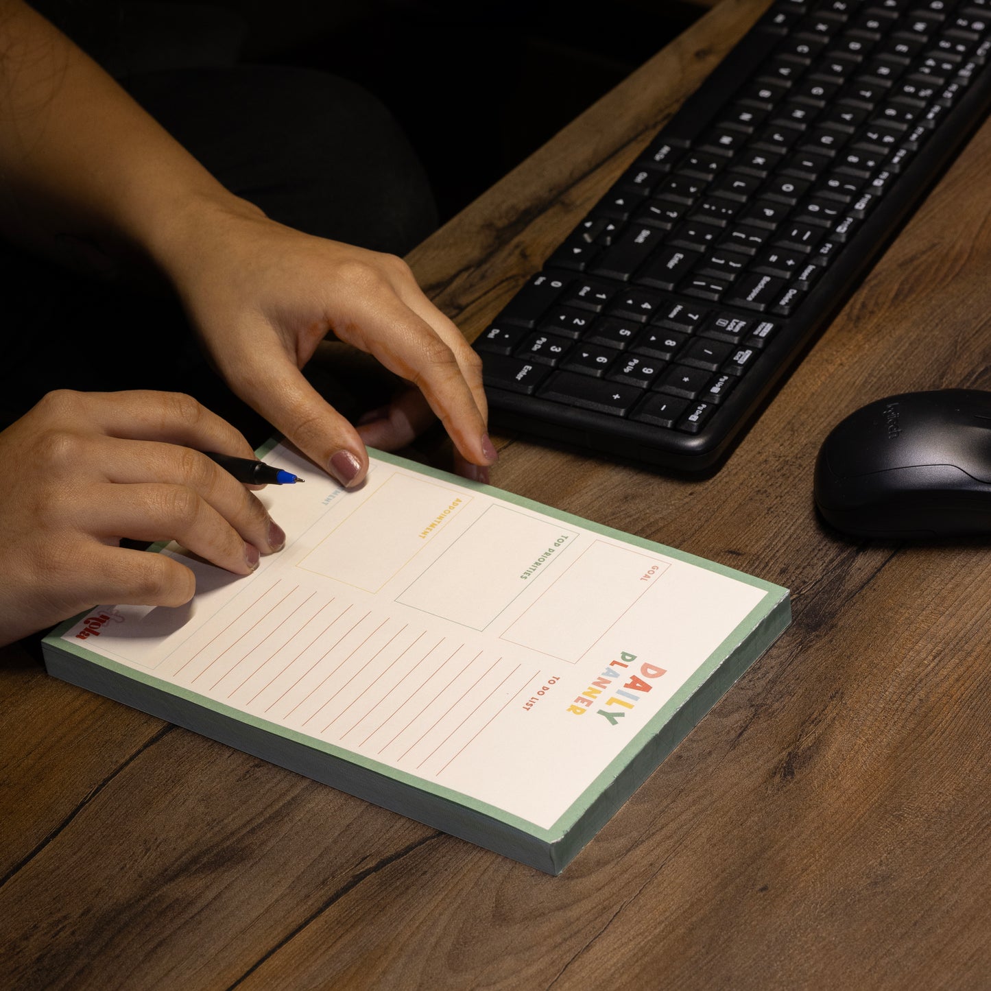 Nola Tear-Off Daily Planning Sheets