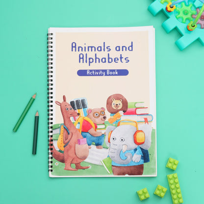 Animals Alphabets Activity Book