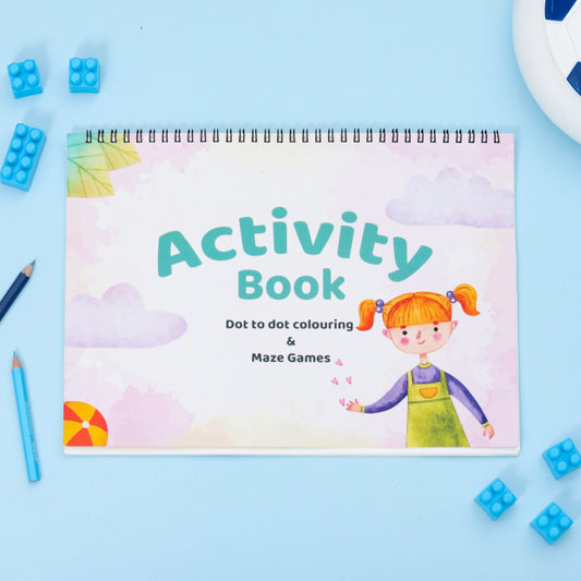 Maze and Dot to Dot Activity Book