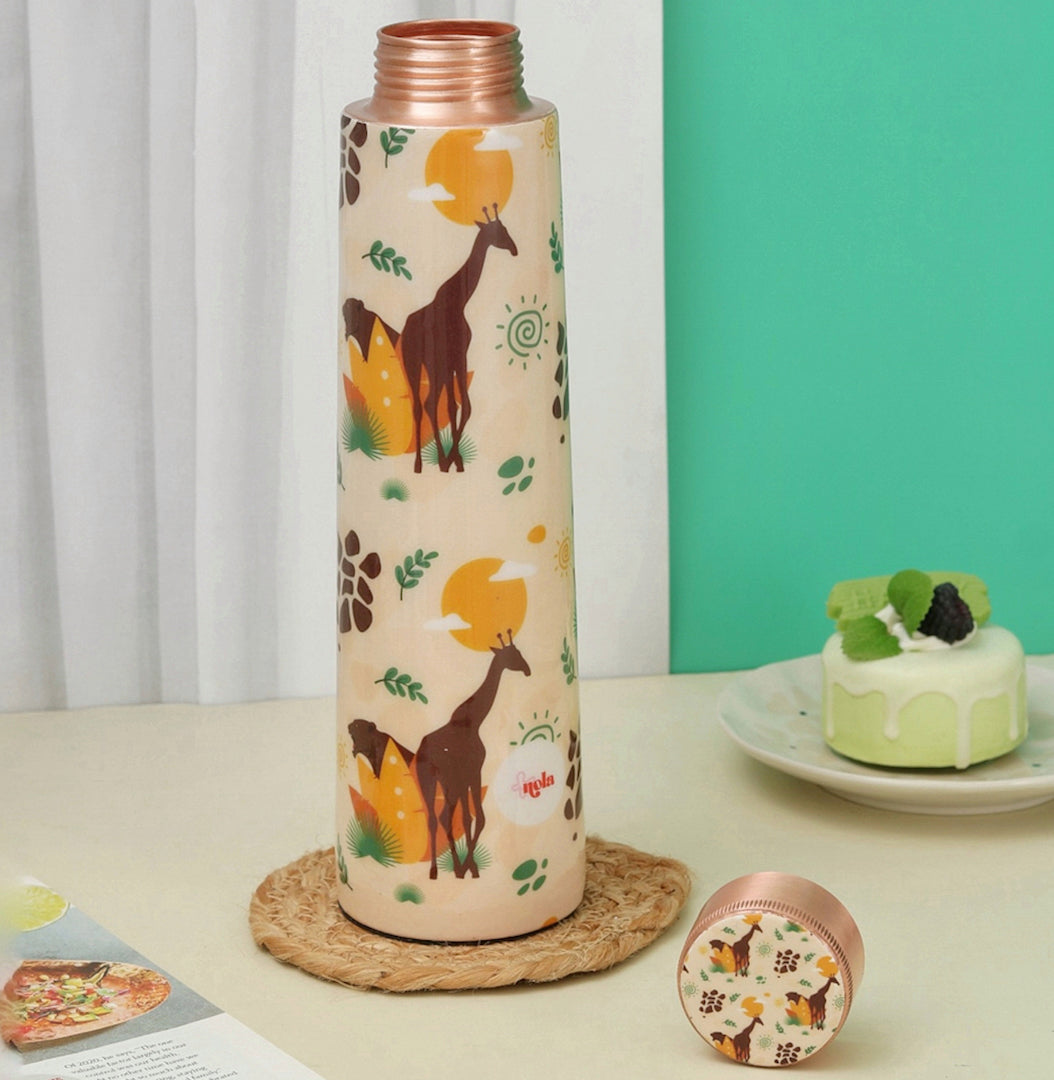 Giraffe Nola Copper Water Bottle 1000ml