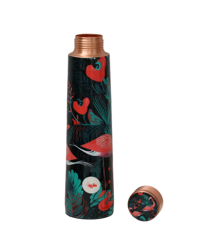 Nola Copper Water Bottle 1000ml with 2 glasses