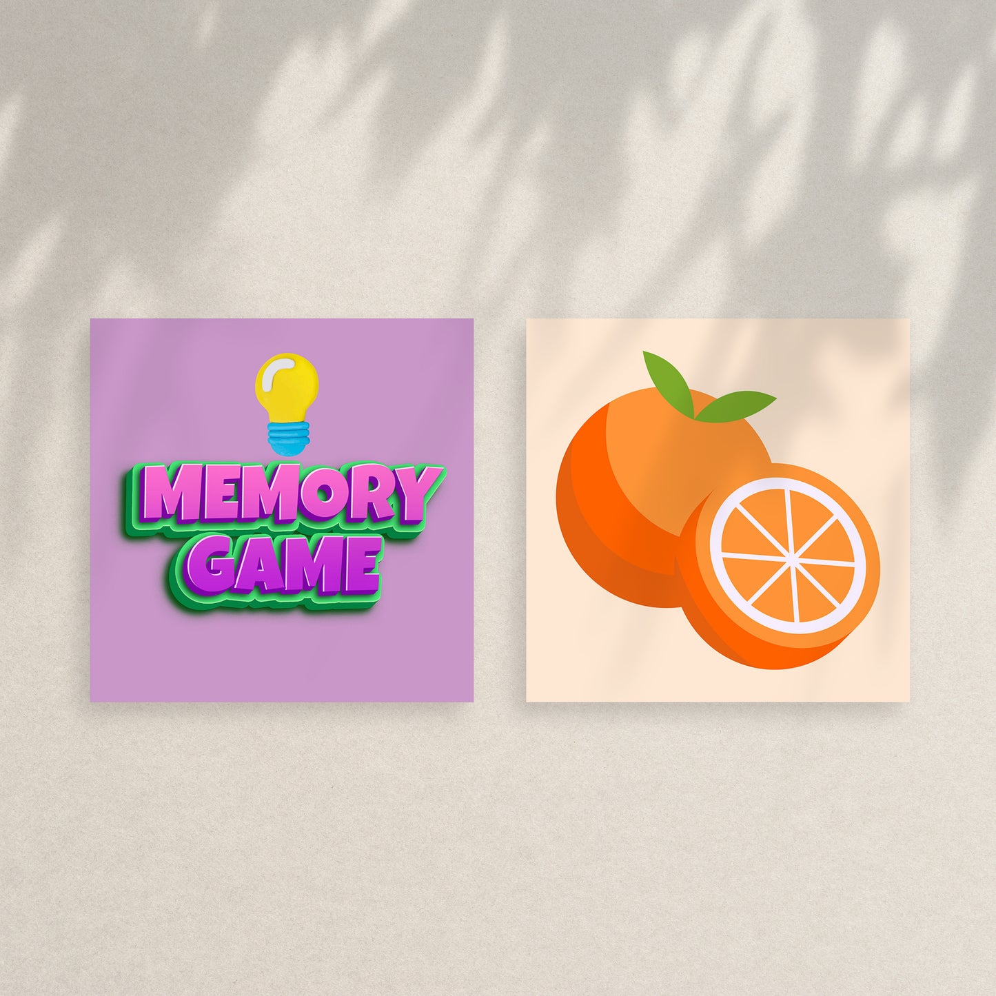 Fruits Memory Game