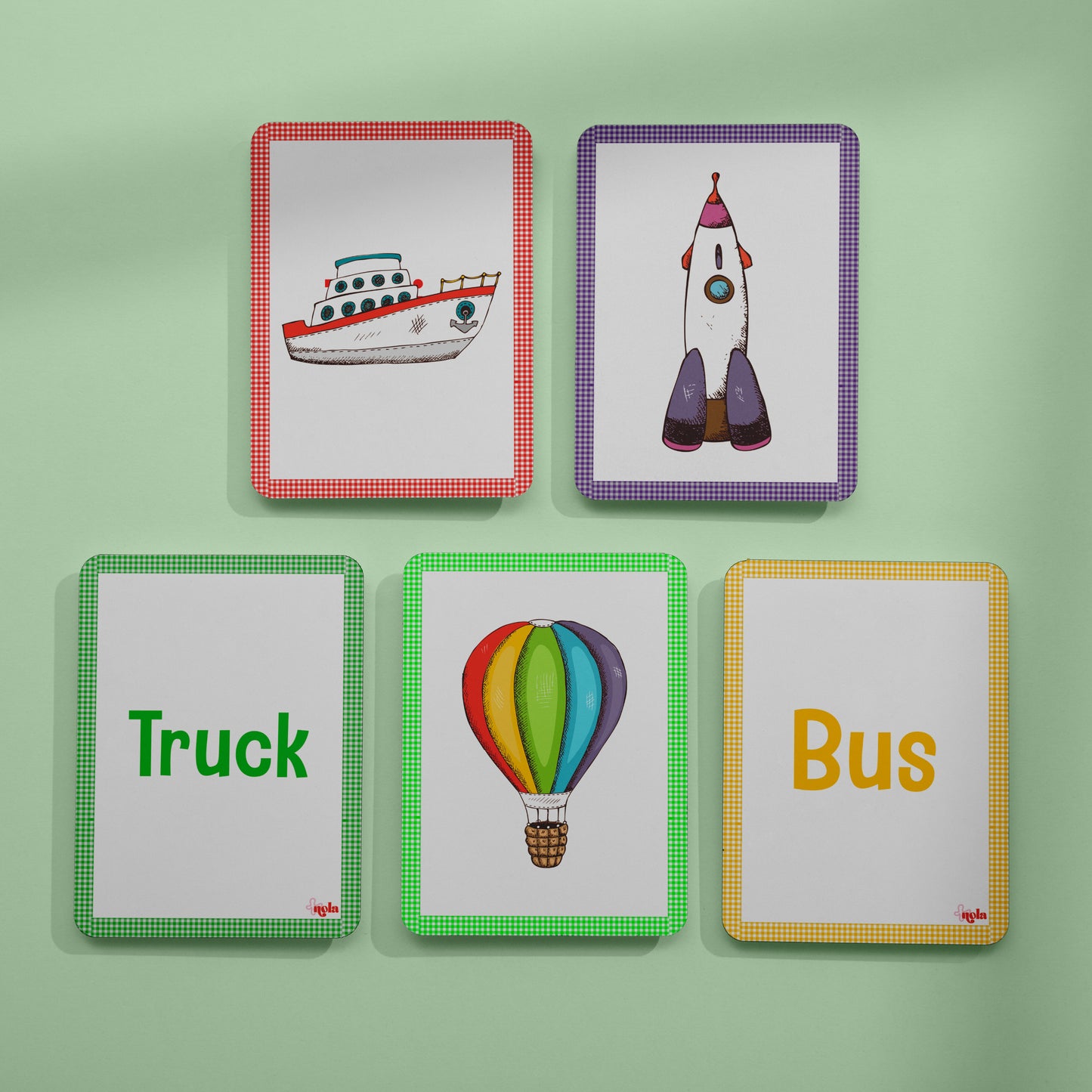 Transport Flash Cards