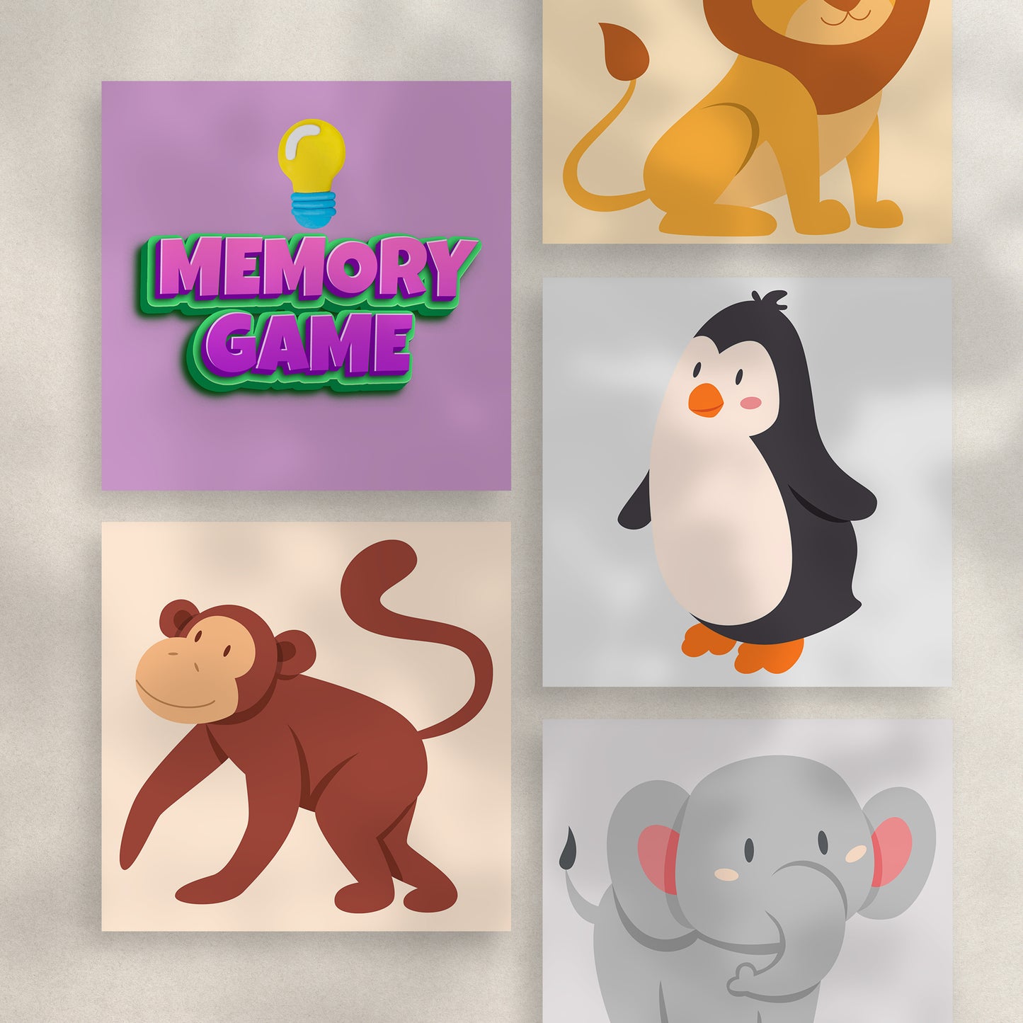 Animal Memory Game