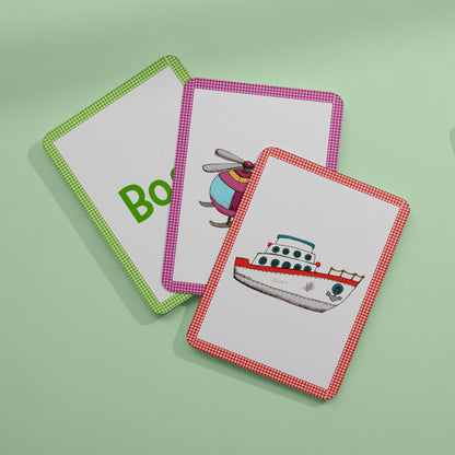 Transport Flash Cards