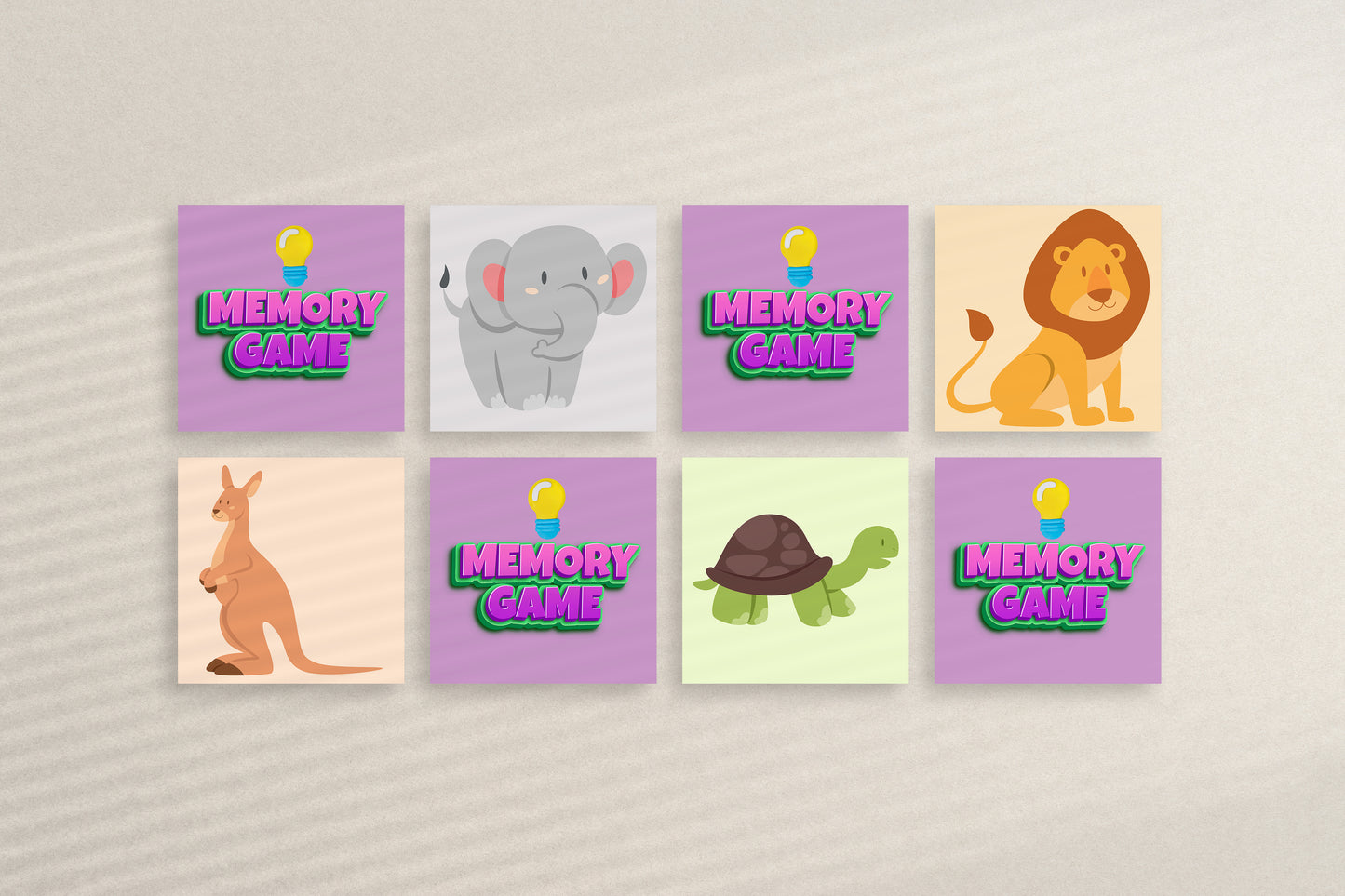 Animal Memory Game