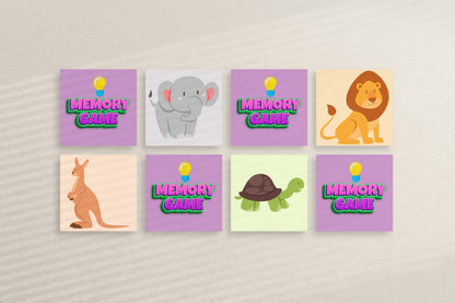 Animal Memory Game