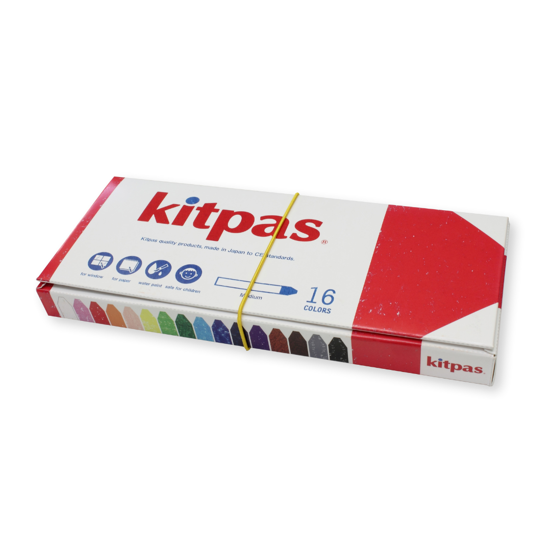 Kitpas Medium Colour Crayon Set of 16 colors