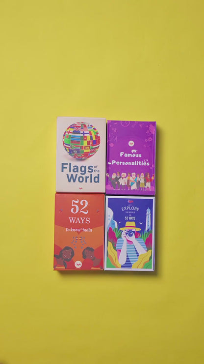 Explore the world in 52 ways Playing cards