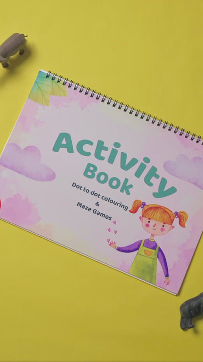 Maze and Dot to Dot Activity Book